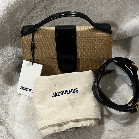 Jacquemus Beige and Black Woven Bag - Picture 1 of 1